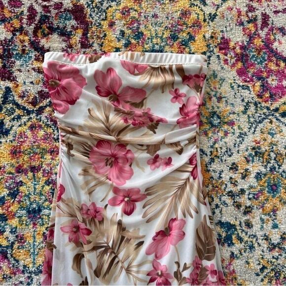 Y2K floral strapless asymmetrical coquette dress by Jessica - Picture 8 of 8